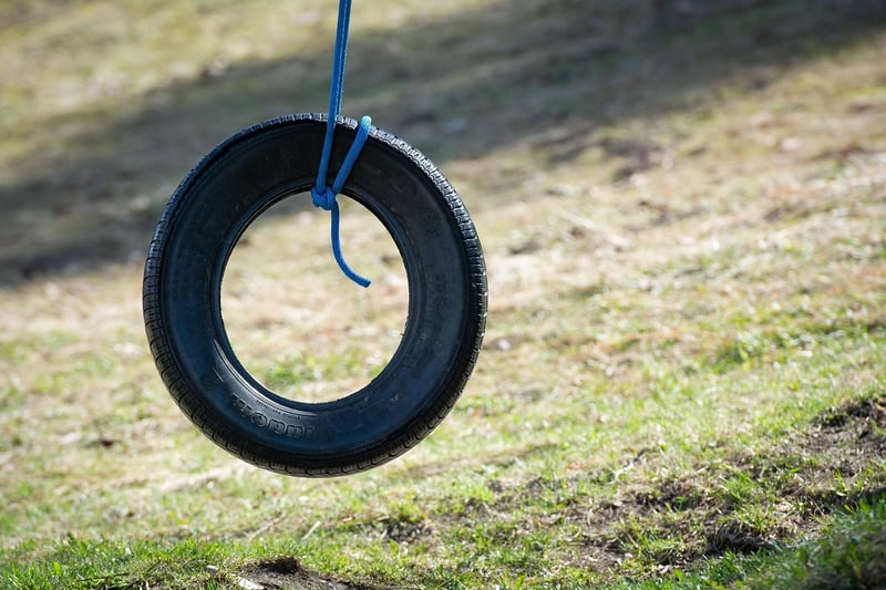 Tire Planter Swing